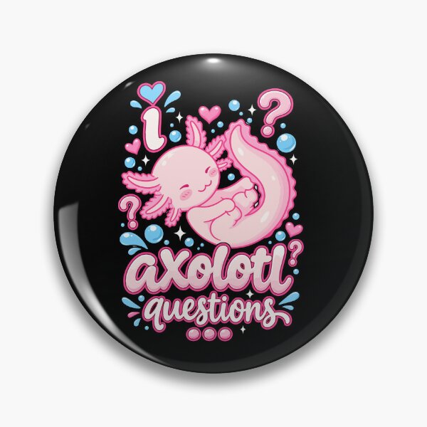 Item preview, I Axolotl Questions Funny Axolotl Pun Cute Amphibian Lover designed and sold by mraihan.