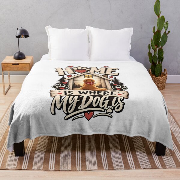 Item preview, Home Is Where My Dog Is designed and sold by oblexwear.