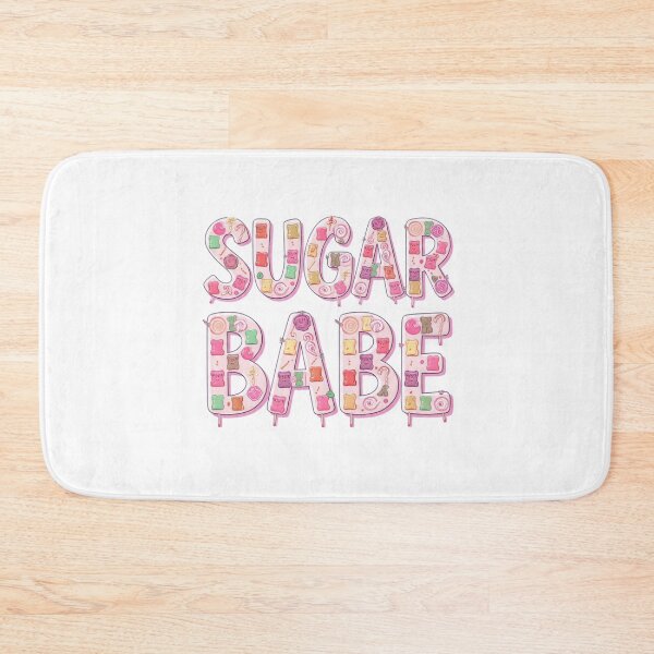 Item preview, Sugar Babe Sweet Candy Gummy Bears Pink Typography   designed and sold by LC&LCPlatform.