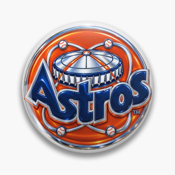 Item preview, Houston Astros Chrome Throwback Logo designed and sold by JC's Cards & More.