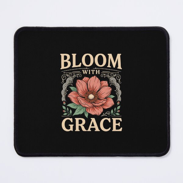 Item preview, Bloom With Grace T Shirt, Romantic Floral Shirt, Vintage Botanical Tee, Feminine Nature Gift designed and sold by Daily Mood Tees.