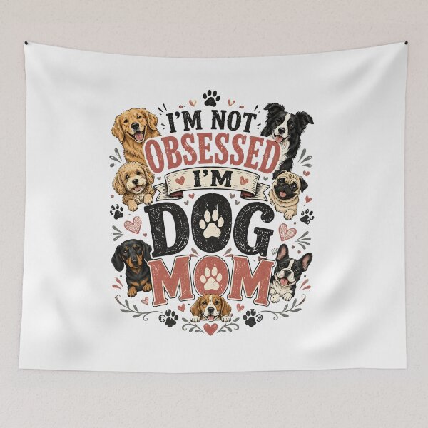 Item preview, Dog Mom Obsessed Dog Lover designed and sold by oblexwear.