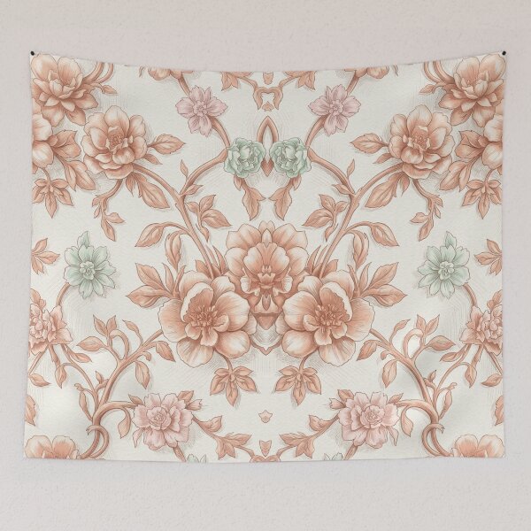 Item preview, Floral embossed design designed and sold by snoWorkshop.
