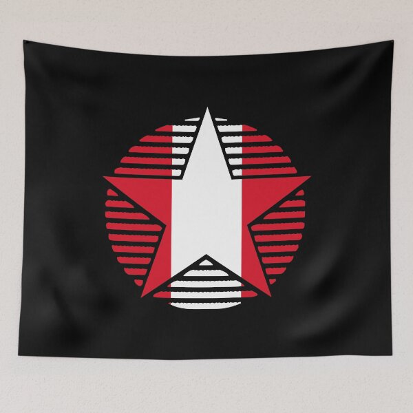 Item preview, Retro Peru Flag Star PE designed and sold by shitpostee.