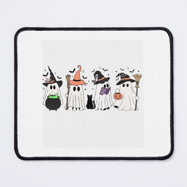 Item preview, Cute Witch Ghosts Squad Graphic - Vintage Halloween Witchy Ghost Friends Vector designed and sold by GrimNest.