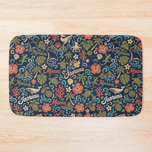 Item preview, Iaorana Manava Maeva – Tahitian Tropical Tifaifai Pattern designed and sold by Tahitifaifai.