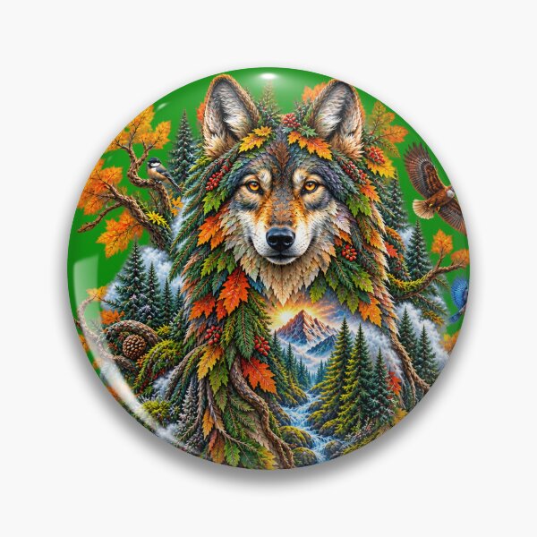 Item preview, Forest Spirit Wolf designed and sold by zorjabi.