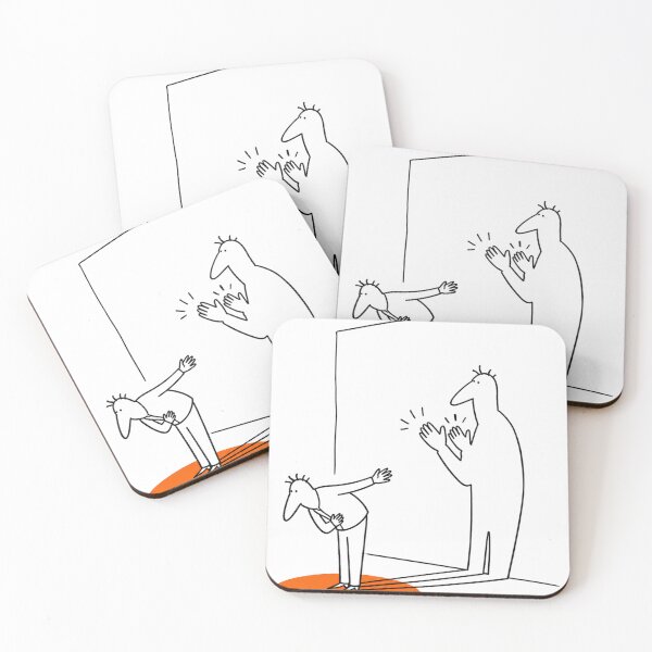 Item preview, My Biggest Fan Is My Shadow – Artist Cartoon designed and sold by Archons.
