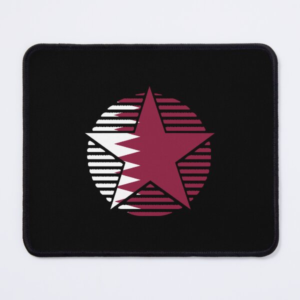 Item preview, Retro Qatar Flag Star QA designed and sold by shitpostee.