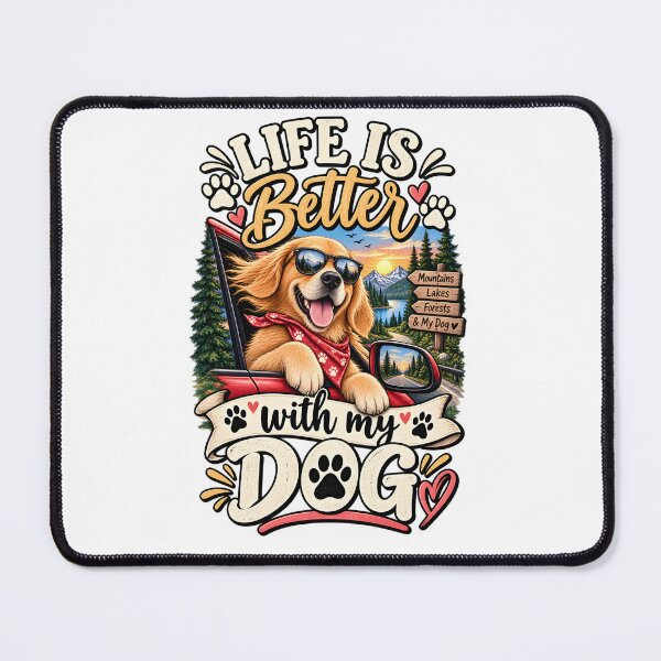Item preview, Life Is Better With My Dog designed and sold by oblexwear.
