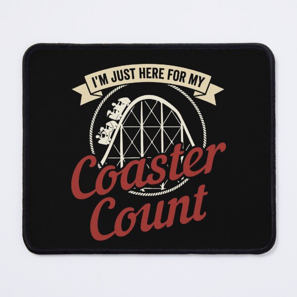 Item preview, Roller Coaster Enthusiast Coaster Count Design designed and sold by hemagamo.
