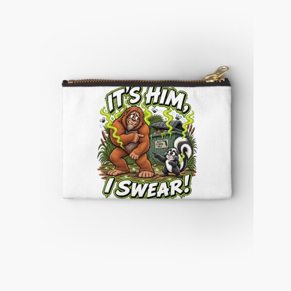 Item preview, It’s Him, I Swear! Funny Skunk Ape Cryptid Design designed and sold by Clint Reno Designs.
