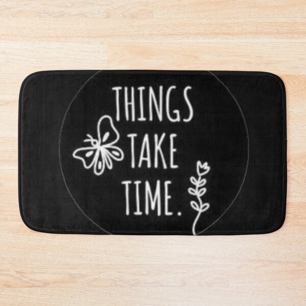 Item preview, Things Take Time Butterfly Line Art Minimalist Sticker designed and sold by Scro-Ciob-Shop.