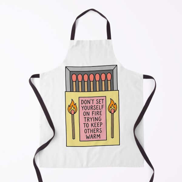 Item preview, Dont Set Yourself On Fire Matchbox Boundaries Mental Health Quote designed and sold by raedattia.