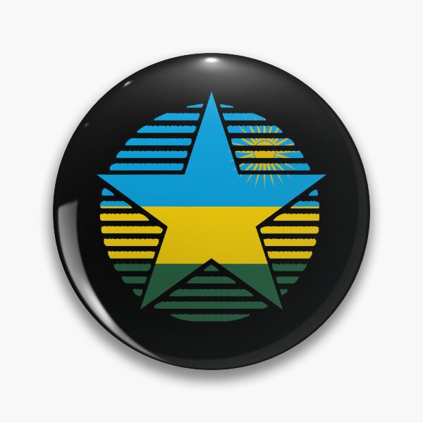 Item preview, Retro Rwanda Flag Star RW designed and sold by shitpostee.