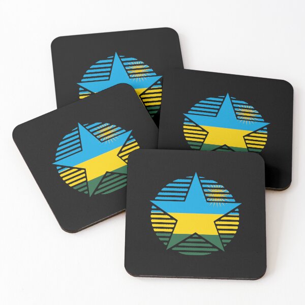 Item preview, Retro Rwanda Flag Star RW designed and sold by shitpostee.