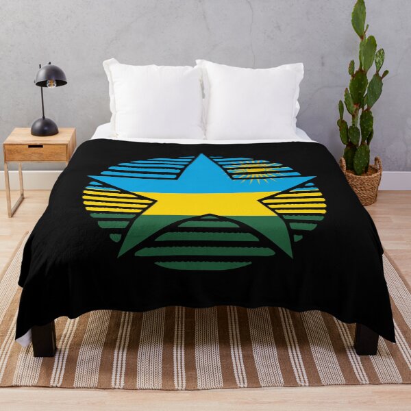 Item preview, Retro Rwanda Flag Star RW designed and sold by shitpostee.