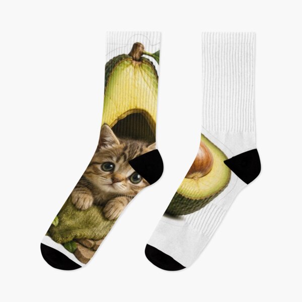 Item preview, Tabby Kitten Inside an Avocado House designed and sold by Snurly.