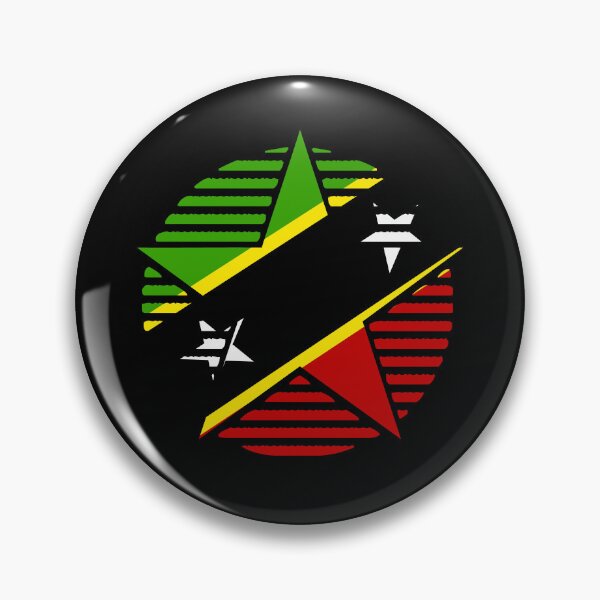 Item preview, Retro Saint Kitts and Nevis Flag Star KN designed and sold by shitpostee.