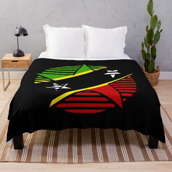 Item preview, Retro Saint Kitts and Nevis Flag Star KN designed and sold by shitpostee.