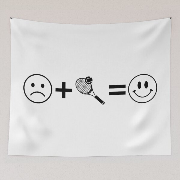 Item preview, Tennis Is My Therapy - Sad Plus Tennis Racket Equals Happy designed and sold by Vision Crafted.