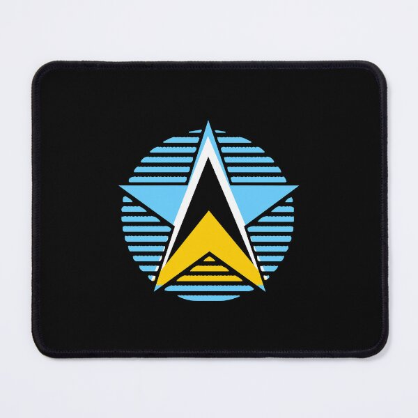 Item preview, Retro Saint Lucia Flag Star LC designed and sold by shitpostee.