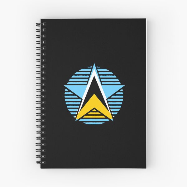 Item preview, Retro Saint Lucia Flag Star LC designed and sold by shitpostee.