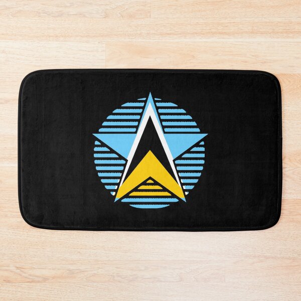 Item preview, Retro Saint Lucia Flag Star LC designed and sold by shitpostee.