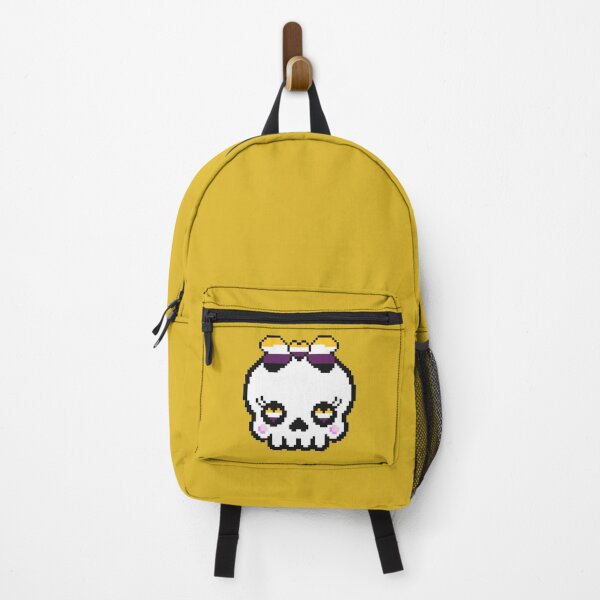 Item preview, Pixel Skull (Non Binary) designed and sold by Sorcerers of Cyber Pride.