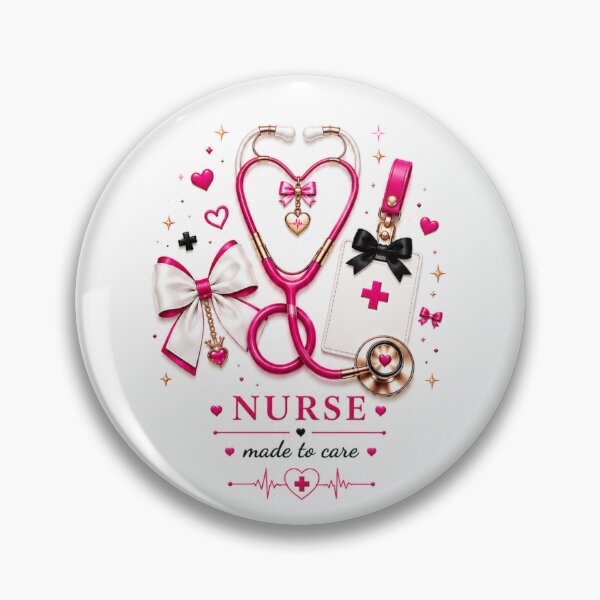 Item preview, Coquette Nurse – Pink Bow Stethoscope Made to Care designed and sold by HO•Designs.