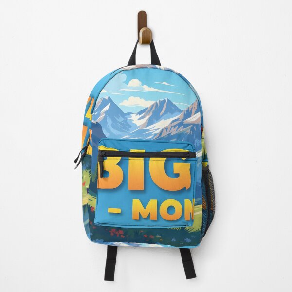 Item preview, Big Sky, Montana, USA: Vintage-Style Painterly Travel Poster designed and sold by LSVart.