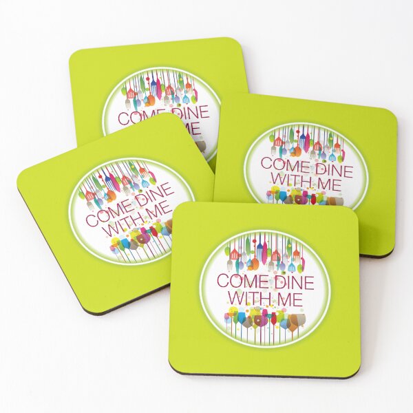 Item preview, Come Dine With Me IV (on Green) designed and sold by PawsitiveMum3.