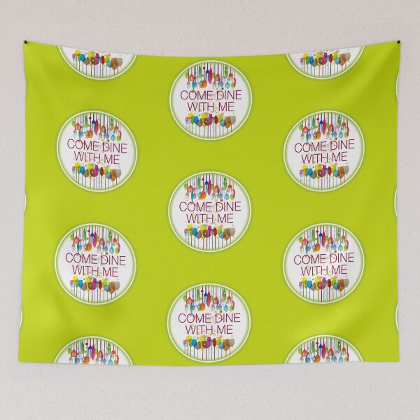 Item preview, Come Dine With Me IV (on Green) designed and sold by PawsitiveMum3.