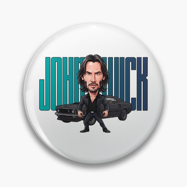 Item preview, Funny Keanu Reeves John Wick caricature designed and sold by vectorlove.