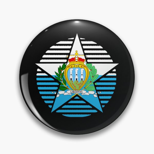 Item preview, Retro San Marino Flag Star SM designed and sold by shitpostee.