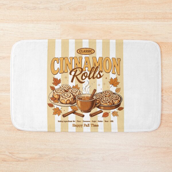 Item preview, Classic Cinnamon Rolls - Retro Happy Fall Time Cozy Design Cinnamon rolls and coffee designed and sold by Neurospicy Trolls.