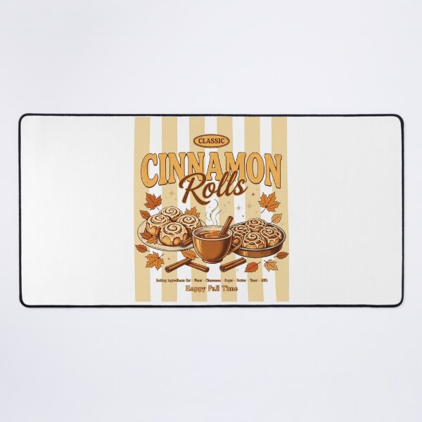 Item preview, Classic Cinnamon Rolls - Retro Happy Fall Time Cozy Design Cinnamon rolls and coffee designed and sold by Neurospicy Trolls.