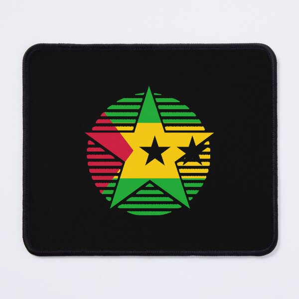Item preview, Retro Sao Tome and Principe Flag Star ST designed and sold by shitpostee.