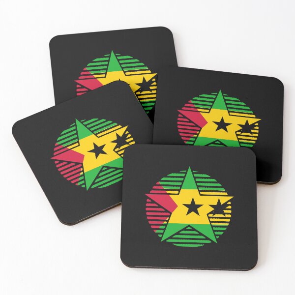 Item preview, Retro Sao Tome and Principe Flag Star ST designed and sold by shitpostee.