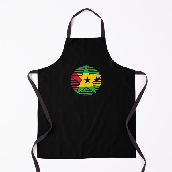 Item preview, Retro Sao Tome and Principe Flag Star ST designed and sold by shitpostee.