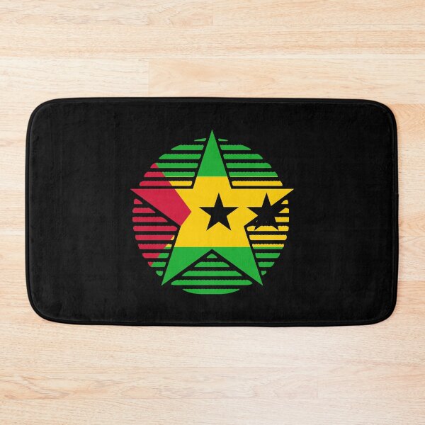 Item preview, Retro Sao Tome and Principe Flag Star ST designed and sold by shitpostee.