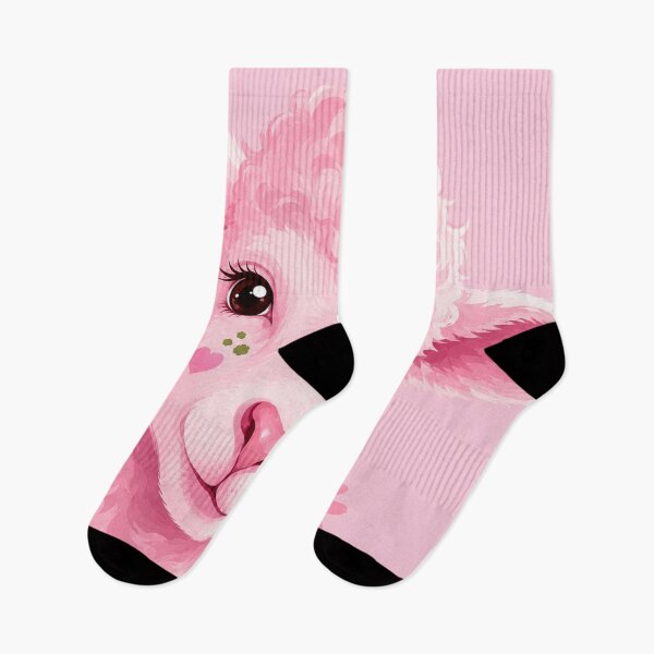 Item preview, Cute Pink Lamb With Flower | Kawaii Cottagecore Art designed and sold by ravuh.