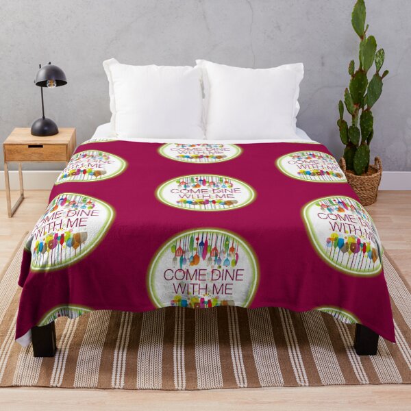 Item preview, Come Dine With Me IV (on Burgundy) designed and sold by PawsitiveMum3.