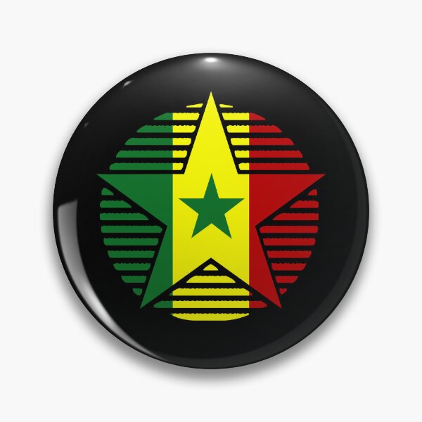 Item preview, Retro Senegal Flag Star SN designed and sold by shitpostee.