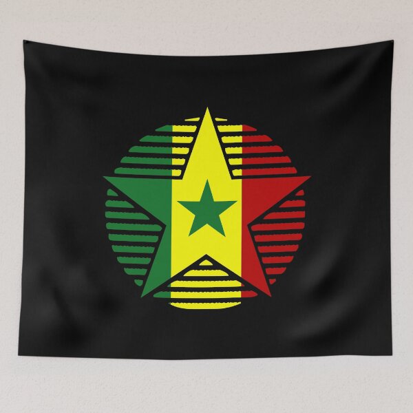 Item preview, Retro Senegal Flag Star SN designed and sold by shitpostee.