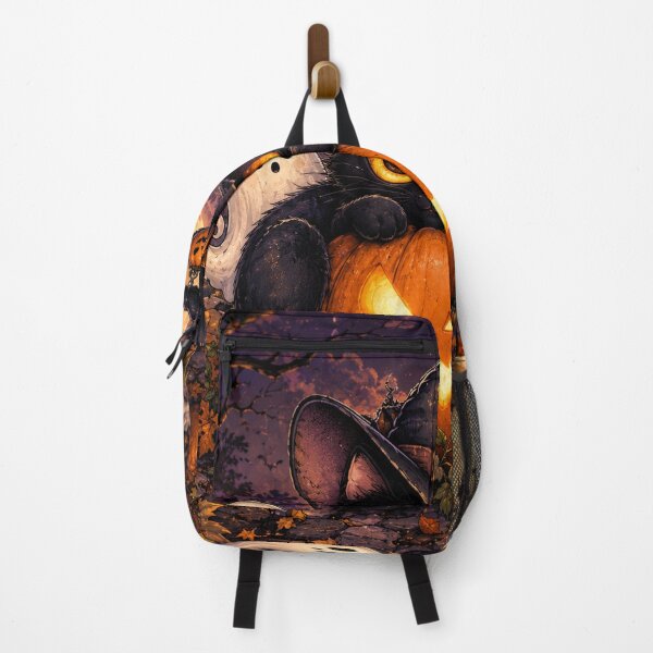 Item preview, Witchy Black Cat Halloween Pumpkin designed and sold by TeikunShop.