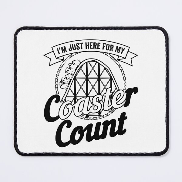 Item preview, Roller Coaster Enthusiast Coaster Count Design designed and sold by hemagamo.