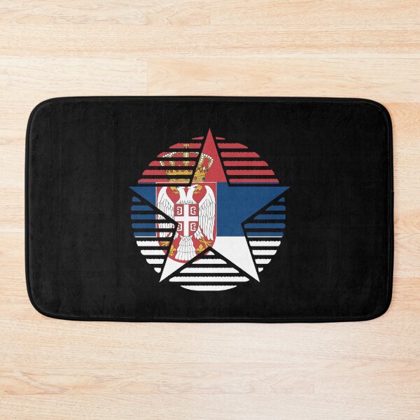 Artikelvorschau, Retro Serbien Flagge Stern RS entworfen und verkauft von shitpostee.