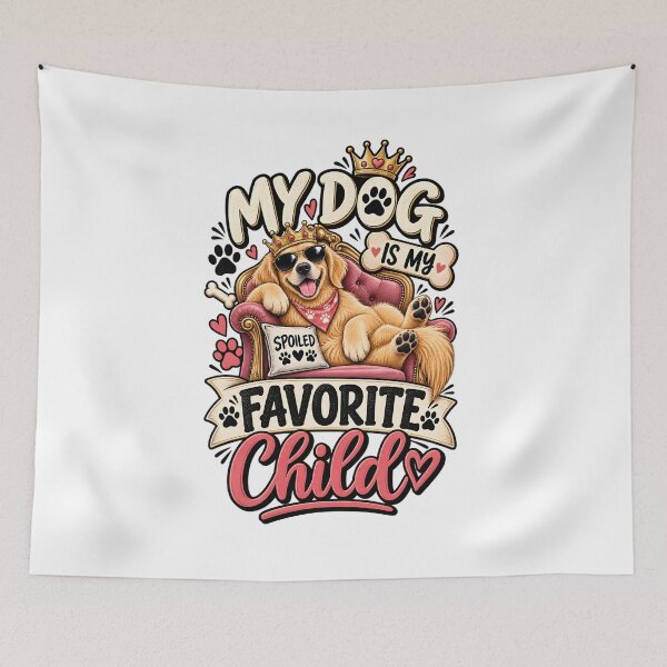 Item preview, My Dog Is My Favorite Child designed and sold by oblexwear.