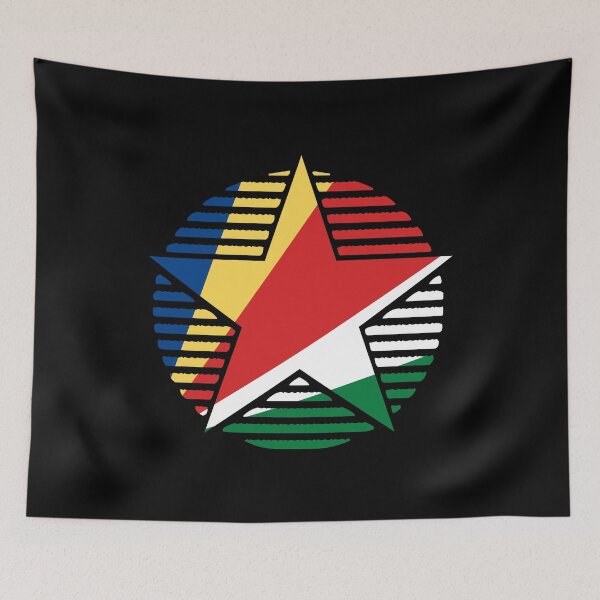Item preview, Retro Seychelles Flag Star SC designed and sold by shitpostee.